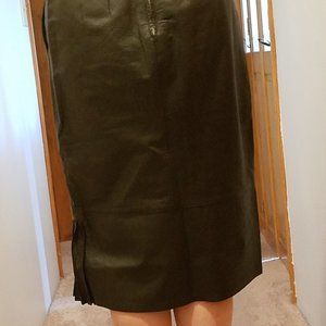 Leather L.Lambertazzi Skirt